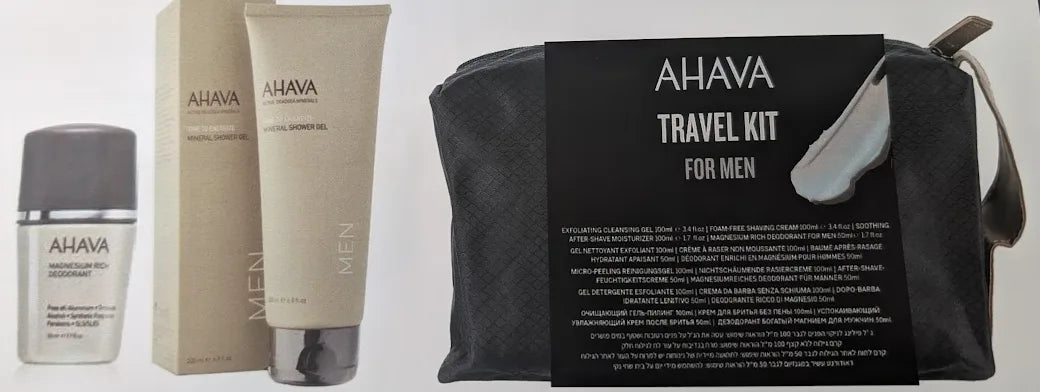 AHAVA Gift26 HIM Kit Travel Shower & deo