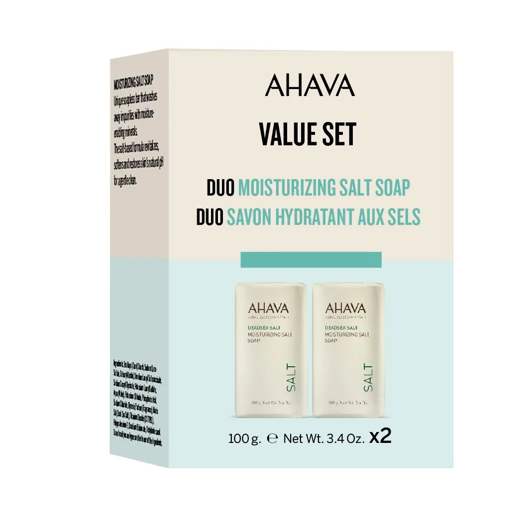 AHAVA Soap Salt Kit Duo Double Moisturizing 100gr