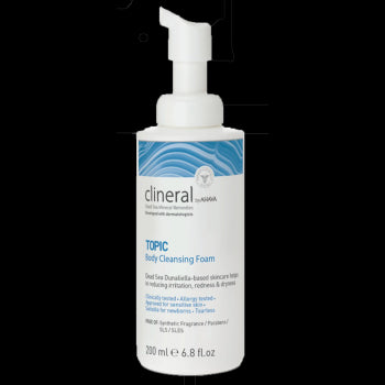 CLINERAL - TOPIC - Body Cleansing Foam (For deg med Irritert Hud/Eksem) - 200ml.