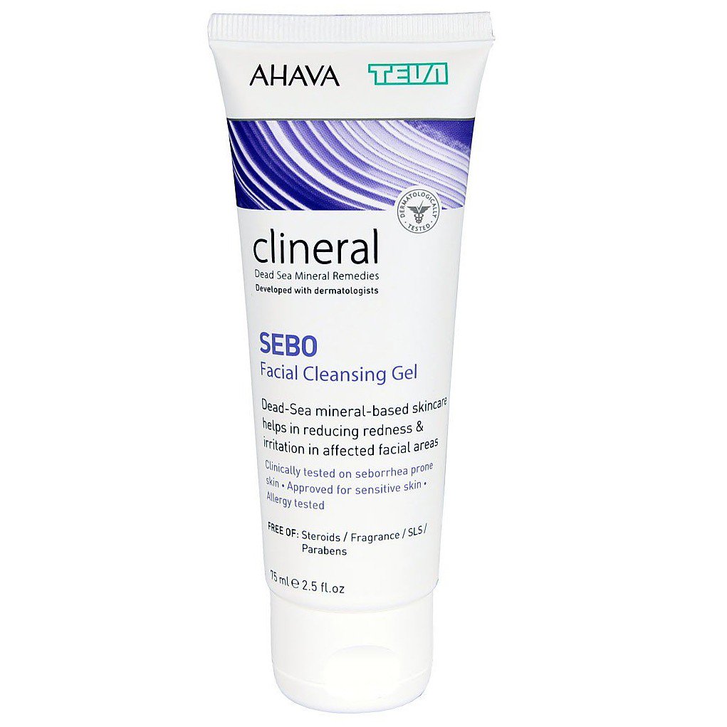 CLINERAL - SEBO - Ansikts Rensegel/Facial Cleansing Gel (For deg med Seborrhea)- 75ml.