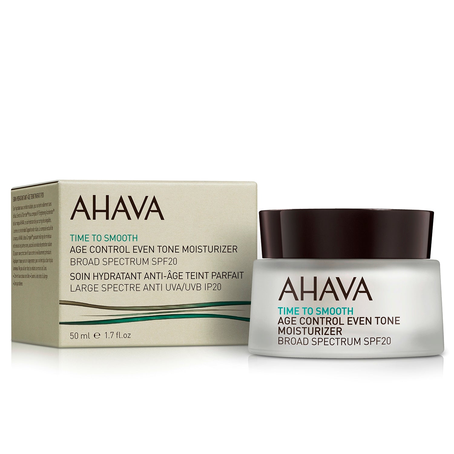 AHAVA - Time To Smooth - Age Control, Even Tone Moisturizer, SPF20 - 50ml.