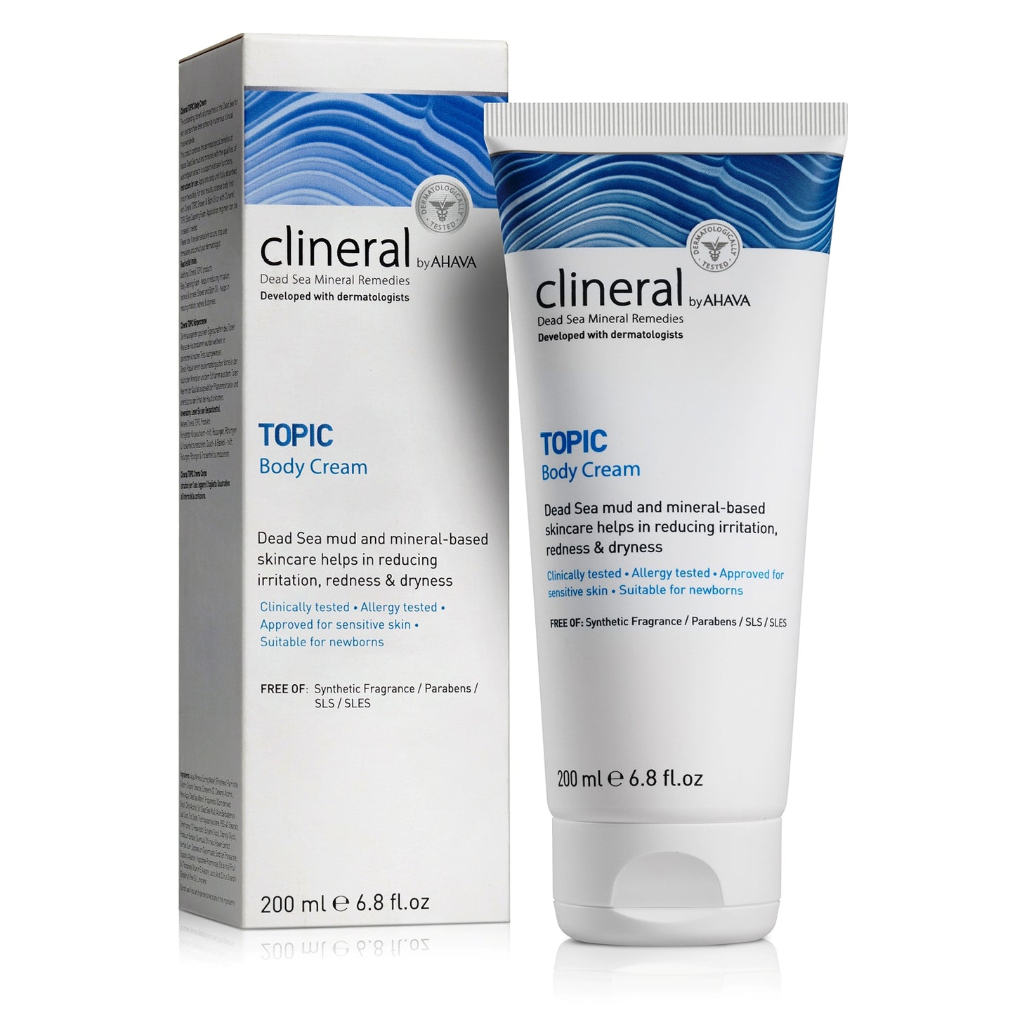 CLINERAL - TOPIC -  Body Cream (For deg med Irritert Hud/Eksem) - 200ml.
