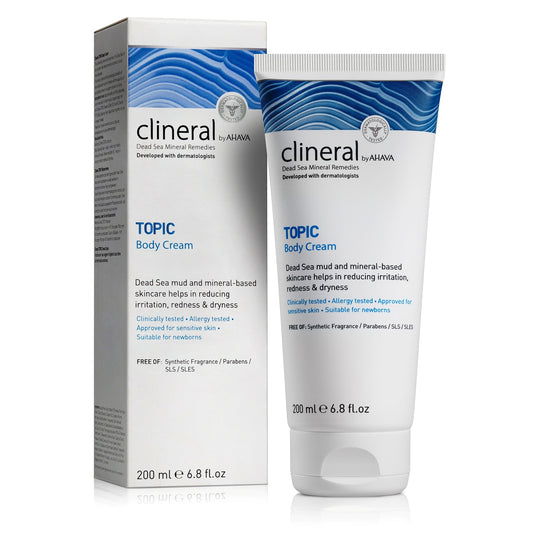 CLINERAL - TOPIC -  Body Cream (For deg med Irritert Hud/Eksem) - 200ml.
