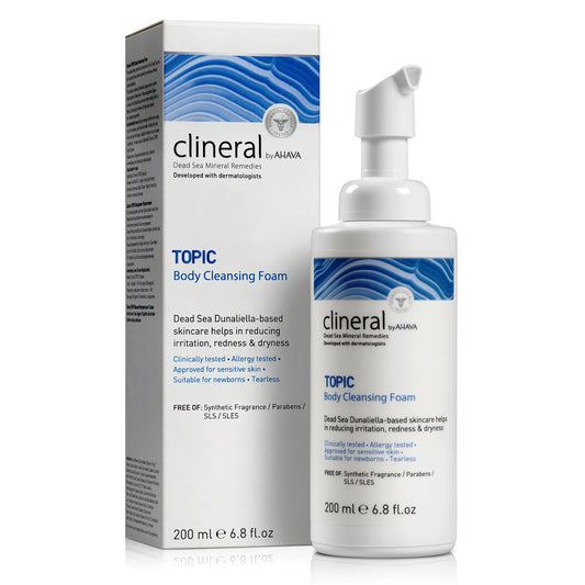 CLINERAL - TOPIC - Body Cleansing Foam (For deg med Irritert Hud/Eksem) - 200ml.