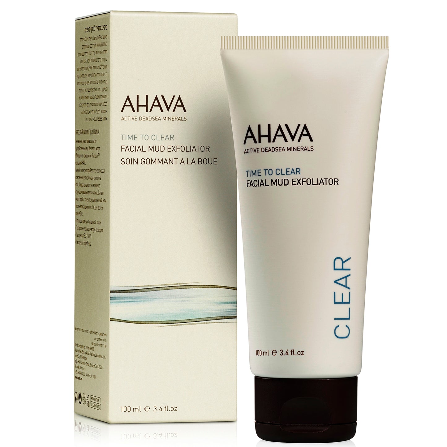 AHAVA - Ansikts/Facial Mud Exfoliator Maske - 100ml