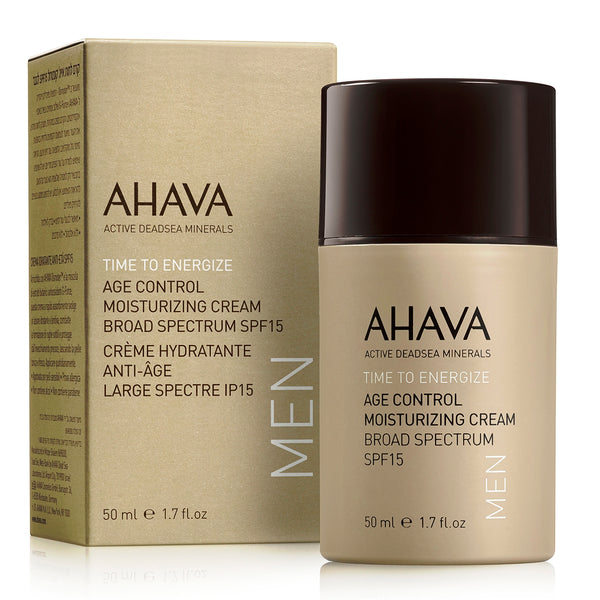 AHAVA - For Menn - Age Control, Fuktighets Krem/Moisturizing Cream, SPF15 - 50ml.