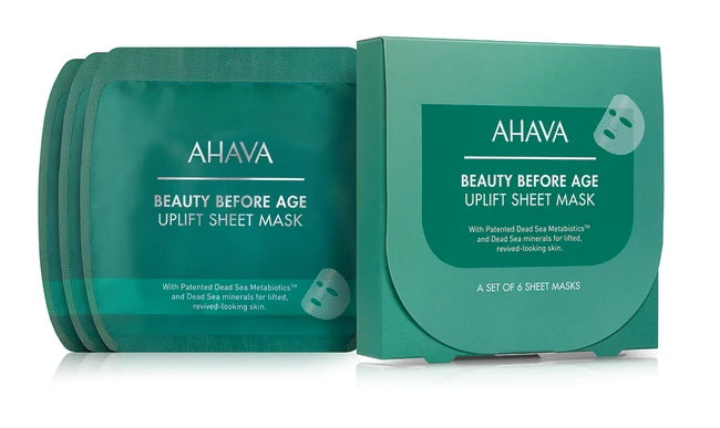 AHAVA - Sheet Mask - Oppløftende & Fastner huden.